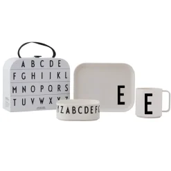 Set de vaisselle enfant Design Letters, E