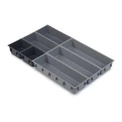 Set d'organisateurs Blox, 7 pièces, Gris
