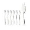 Set à gâteaux Julie 7 pièces, Acier inoxydable