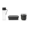 Set petit-déjeune et lunch 3 pièces Make & Take, Gris foncé