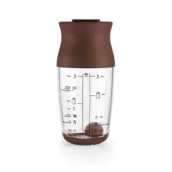 Shaker pour mélange à pancakes Lékué, Marron