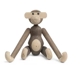 Singe en bois Kay Bojesen petit, chêne-chêne fumé