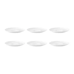 Soucoupe à café Terra Ø 12 cm, lot de 6, Blanc