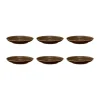 Soucoupe à café Terra Ø 12 cm, lot de 6, Earth Brown