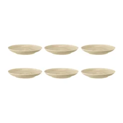 Soucoupe à café Terra Ø 12 cm, lot de 6, Sand Beige