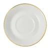 Soucoupe pour tasse à espresso Château Septfontaines Ø12,5 cm, Blanc-or