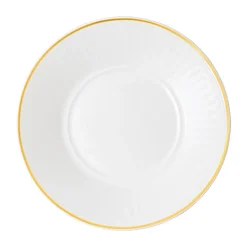 Soucoupe pour tasse à thé Château Septfontaines Ø16 cm, Blanc-or