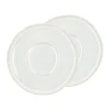 Soucoupe pour tasse à thé Styles Ø13 cm lot de 2, Cream white