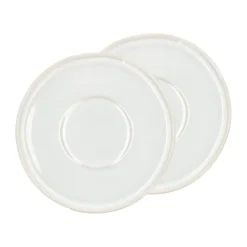 Soucoupe pour tasse à thé Styles Ø13 cm lot de 2, Cream white
