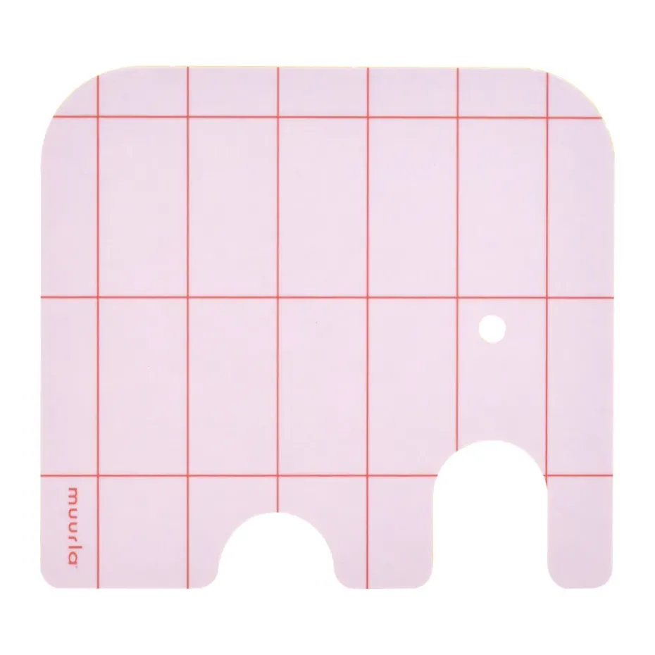 Sous-verre Elephant 11x10 cm, Pink