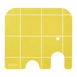 Sous-verre Elephant 11x10 cm, Yellow