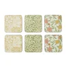 Sous-verres Morris & Co Simpley mixed Lot de 6, Fruit, Willow, Marigold
