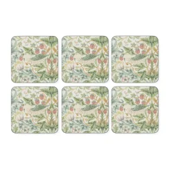 Sous-verre Strawberry Thief lot de 6, Green