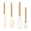 Spatule Nordwik 29 cm en hêtre, Crème