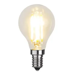 Star Trading E14 LED filament clear, 4,5 cm, 2700K