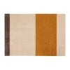 Stripes by tica tapis de couloir horizontal, Ivory-dijon-brown, 90x130 cm