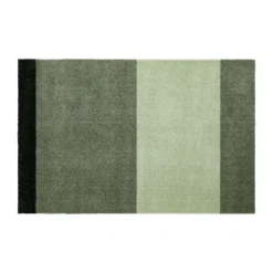 Stripes paillasson horizontal, Green, 60x90 cm