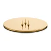 Support pour bougies ester & erik Ø9 cm brillant, Or