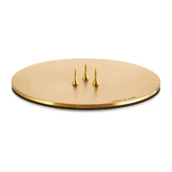 Support pour bougies ester & erik Ø9 cm mat, Or