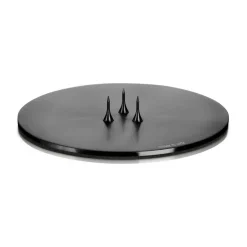 Support pour bougies ester & erik Ø9 cm mat, Noir