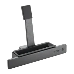 Support pour couvercle en fonte-silicone Staub, Noir