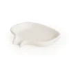 Support pour savon avec égouttoir silicone, Blanc