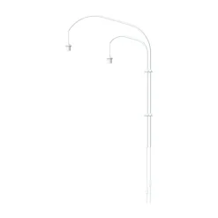 Suspension murale double Willow, blanc