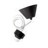 Suspension pour lampe d'intérieur IP20, Noir-transprarent