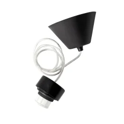 Suspension pour lampe d'intérieur IP20, Noir-transprarent
