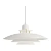 Suspension Primus Ø43 cm, Blanc mat-laiton
