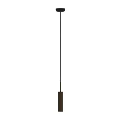 Suspension Tubulaire, Anodized bronzed, 24 cm