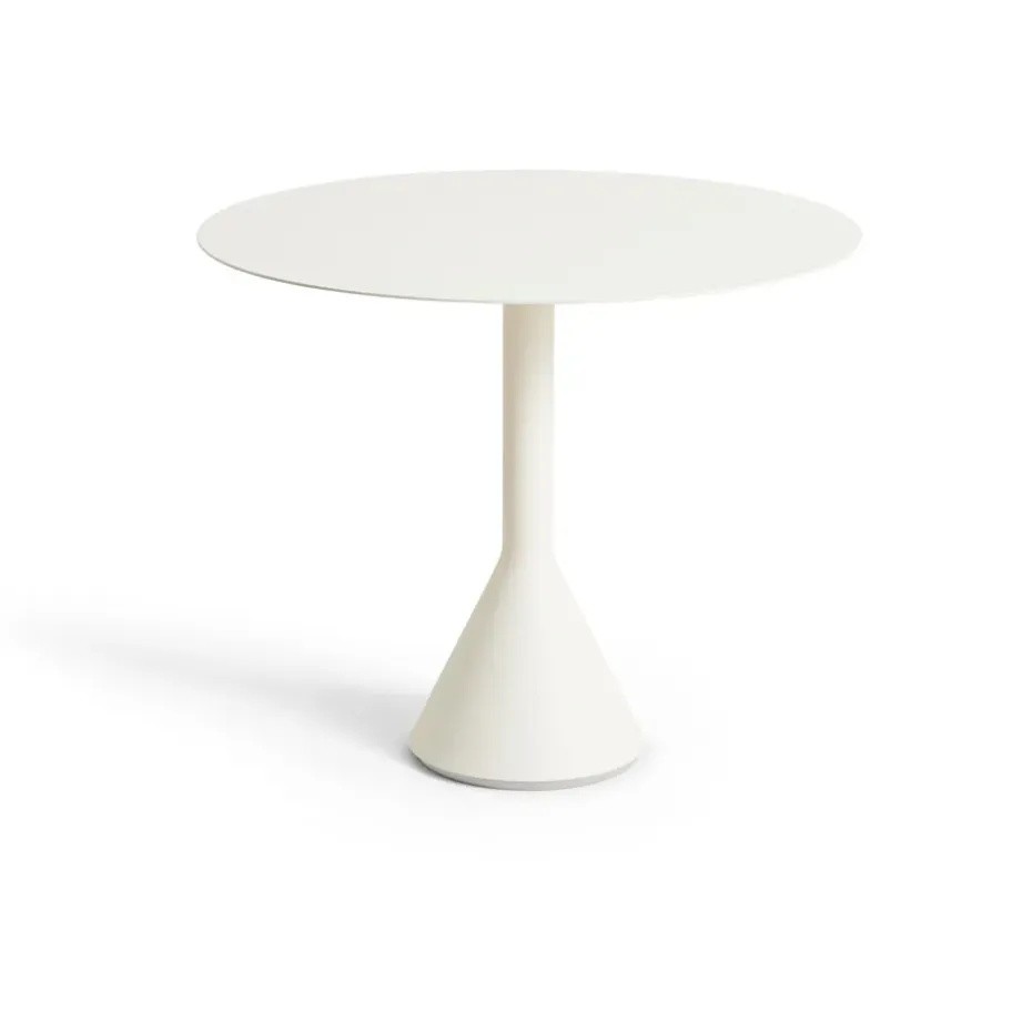 Table à café ronde Palissade Cone, Cream white, Ø90 cm