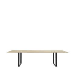 Table à manger 70/70 295x108 cm, Solid oak-Black