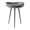 Table à plateau D106 Bakkedal Ø38 cm, Beech dark blue painted