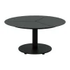 Table basse Peace, Noir, Ø80x40 cm