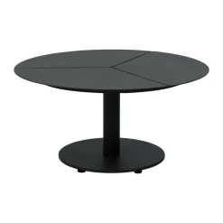 Table basse Peace, Noir, Ø80x40 cm