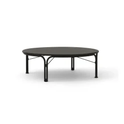 Table basse Thorvald SC109, Warm black, Ø115 cm