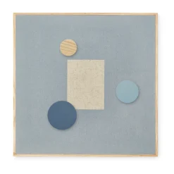 Tableau d'affichage Noticeboard + 3 aimants, Bleu