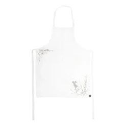 Tablier Alv, Blanc-gris