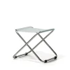 Tabouret Chico, Sage green-support en aluminium