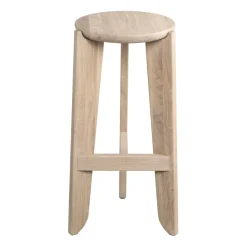 Tabouret de bar Eli 75 cm, Chêne