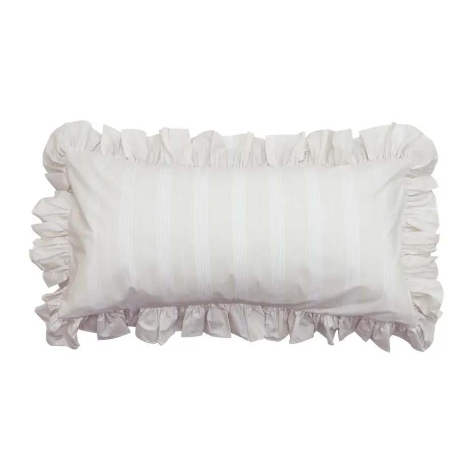 Taie d'oreiller Camicia Balza, Beige, 50x90 cm