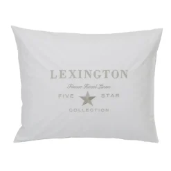 Taie d'oreiller Hotel Embroidery 50x60 cm, Blanc-beige clair
