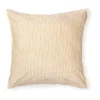 Taie d'oreiller Monochrome Lines 50x60 cm, Ocre blanc