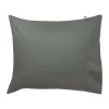Taie d’oreiller Satina plain, Vert, 50x60 cm
