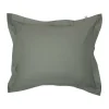 Taie d'oreiller Satina, Vert, 50x60 cmn