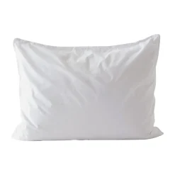Taie d’oreiller Tell Me More en cotonn, Blanc, 50x60 cm