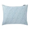 Taie d'oreiller Wave Printed Cotton Sateen 50x60 cm, White-Blue
