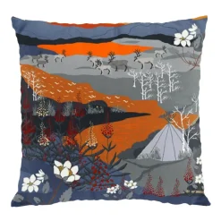 Taie Fjällvandring 47x47 cm, Orange