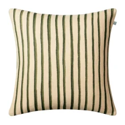 Taie Jaipur Stripe 50x50 cm, Beige-green-green